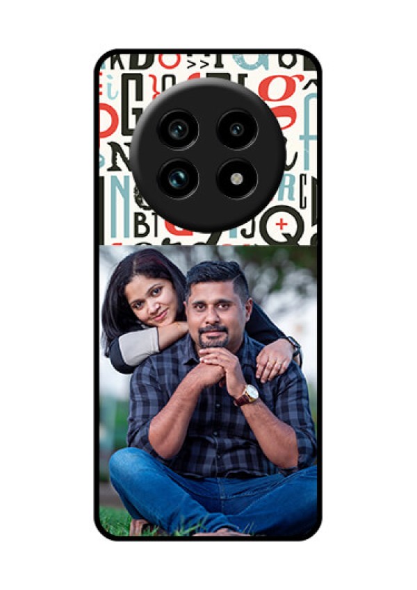 Realme 13 Pro 5G Custom Glass Phone Case - Alphabet Design