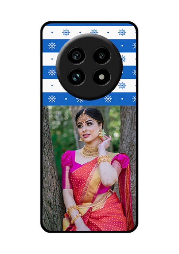 Realme 13 Pro 5G Custom Glass Phone Case - Snow Pattern Design