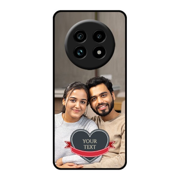 Realme 13 Pro 5G Custom Glass Phone Case - Just Married Couple Design Realme 13 Pro 5G Custom Glass Phone Case - Just Married Couple Design