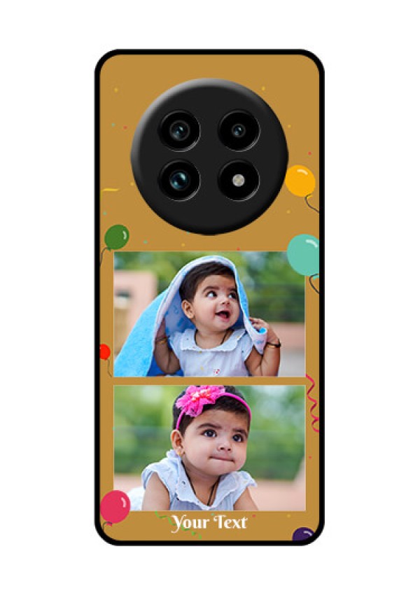 Realme 13 Pro 5G Custom Glass Phone Case - Image Holder With Birthday Celebrations Design