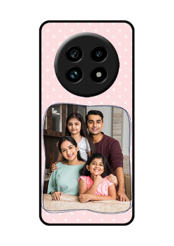 Realme 13 Pro 5G Custom Glass Phone Case - Family With Dots Design