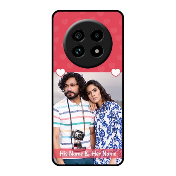 Realme 13 Pro 5G Custom Glass Phone Case - Simple Love Design