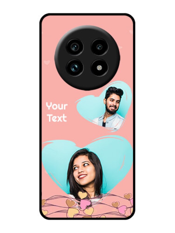 Custom Realme 13 Pro 5G Custom Glass Phone Case - Love Doodle Design