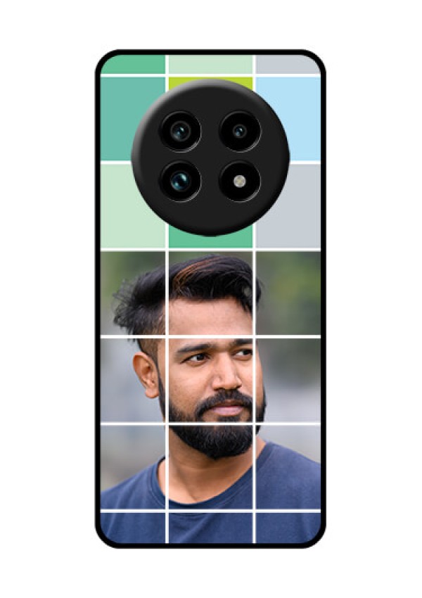 Realme 13 Pro 5G Custom Glass Phone Case - With White Box Pattern