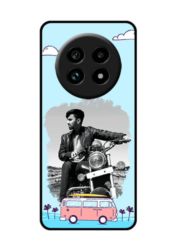 Realme 13 Pro 5G Custom Glass Phone Case - Travel and Adventure Design
