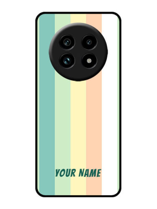 Custom Realme 13 Pro 5G Custom Glass Phone Case - Multi - Colour Stripes Design