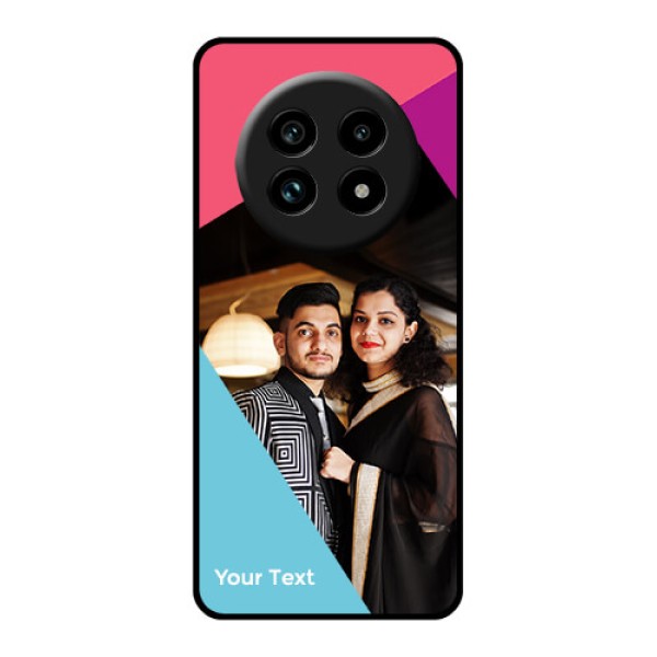 Realme 13 Pro 5G Custom Glass Phone Case - Stacked Triple Colour Design Realme 13 Pro 5G Custom Glass Phone Case - Stacked Triple Colour Design