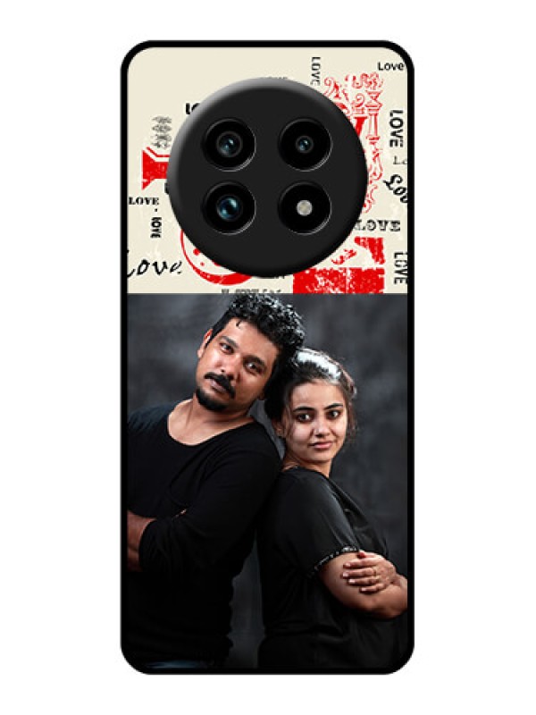 Custom Realme 13 Pro Plus 5G Custom Glass Phone Case - Trendy Love Design Case