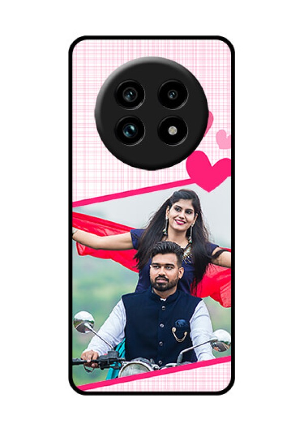 Realme 13 Pro Plus 5G Custom Glass Phone Case - Love Shape Heart Design