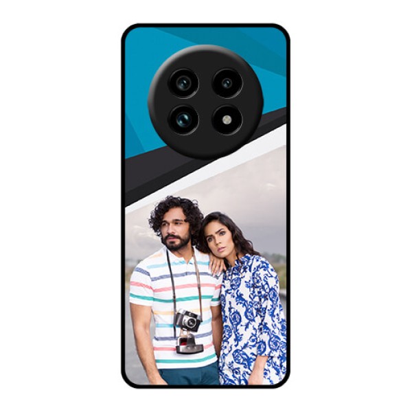 Realme 13 Pro Plus 5G Custom Glass Phone Case - Simple Pattern Photo Upload Design Realme 13 Pro Plus 5G Custom Glass Phone Case - Simple Pattern Photo Upload Design
