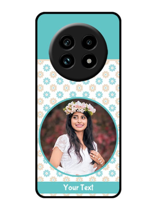 Custom Realme 13 Pro Plus 5G Custom Glass Phone Case - Beautiful Flowers Design
