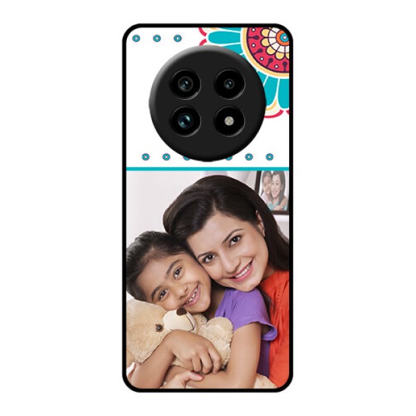 Realme 13 Pro Plus 5G Custom Glass Phone Case - Flower Design