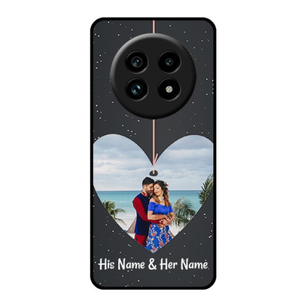 Realme 13 Pro Plus 5G Custom Glass Phone Case - Hanging Heart Design