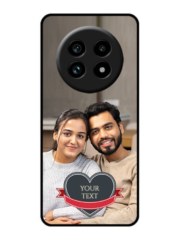 Custom Realme 13 Pro Plus 5G Custom Glass Phone Case - Just Married Couple Design