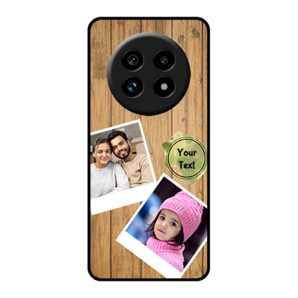 Realme 13 Pro Plus 5G Custom Glass Phone Case - Wooden Texture Design