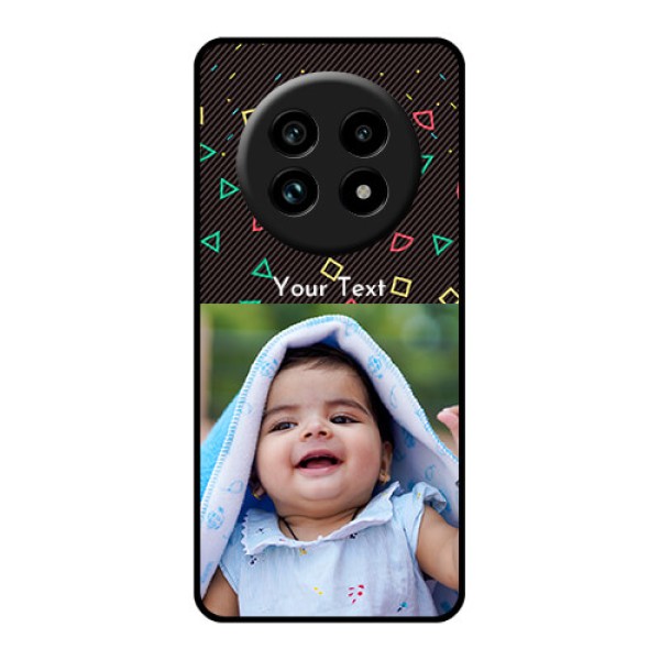 Realme 13 Pro Plus 5G Custom Glass Phone Case - With Confetti Birthday Design Realme 13 Pro Plus 5G Custom Glass Phone Case - With Confetti Birthday Design
