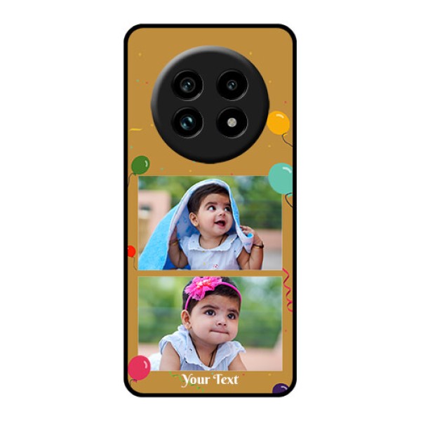 Realme 13 Pro Plus 5G Custom Glass Phone Case - Image Holder With Birthday Celebrations Design