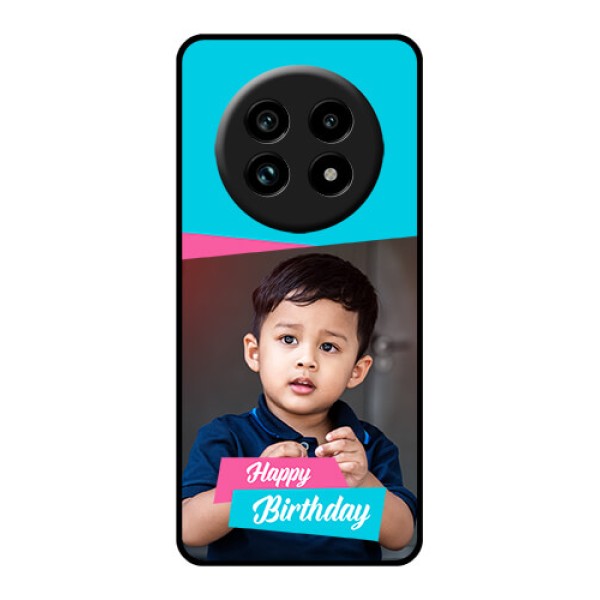 Realme 13 Pro Plus 5G Custom Glass Phone Case - Image Holder With 2 Color Design