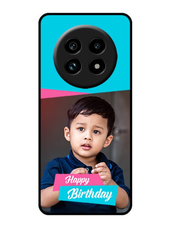 Custom Realme 13 Pro Plus 5G Custom Glass Phone Case - Image Holder With 2 Color Design