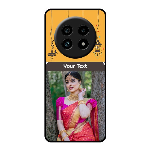 Realme 13 Pro Plus 5G Custom Glass Phone Case - With Family Picture And Icons