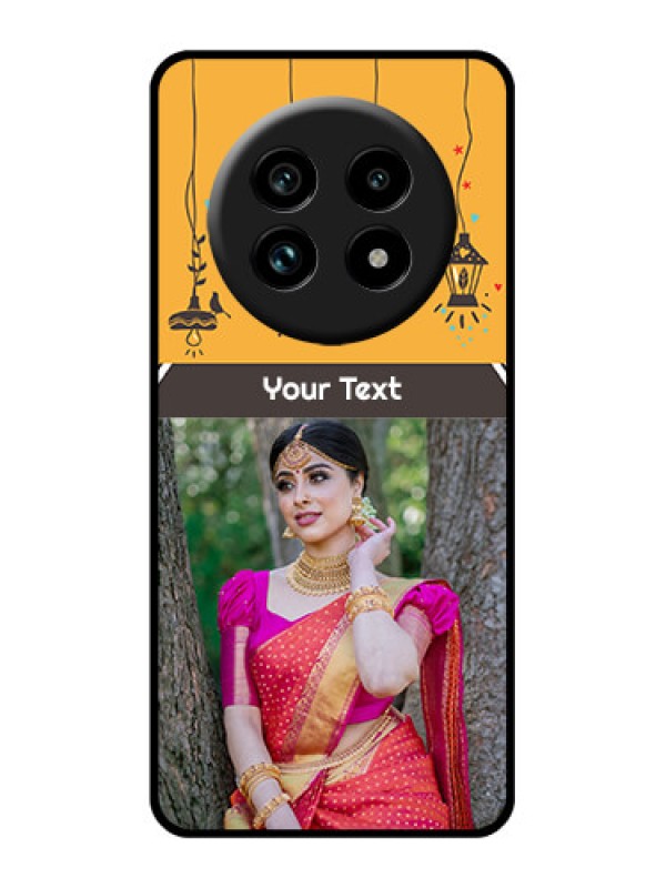 Custom Realme 13 Pro Plus 5G Custom Glass Phone Case - With Family Picture And Icons