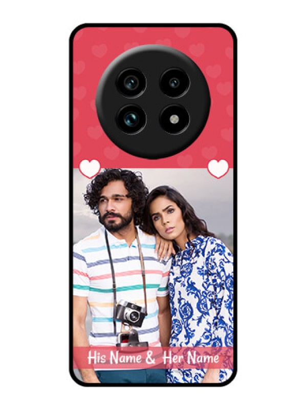 Custom Realme 13 Pro Plus 5G Custom Glass Phone Case - Simple Love Design