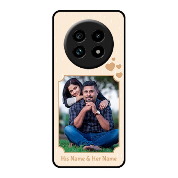 Realme 13 Pro Plus 5G Custom Glass Phone Case - With Confetti Love Design