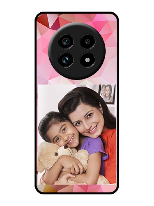 Custom Realme 13 Pro Plus 5G Custom Glass Phone Case - Abstract Triangle Design