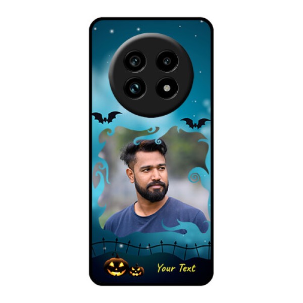Realme 13 Pro Plus 5G Custom Glass Phone Case - Halloween Frame Design