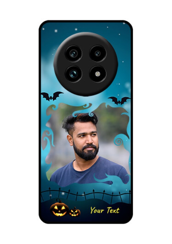 Realme 13 Pro Plus 5G Custom Glass Phone Case - Halloween Frame Design