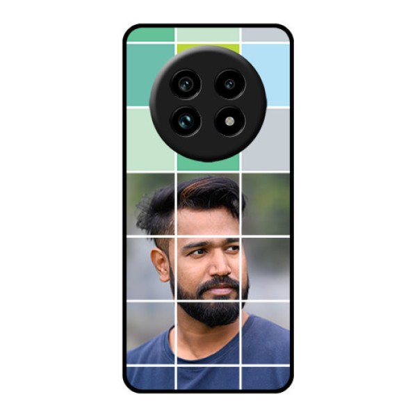 Realme 13 Pro Plus 5G Custom Glass Phone Case - With White Box Pattern