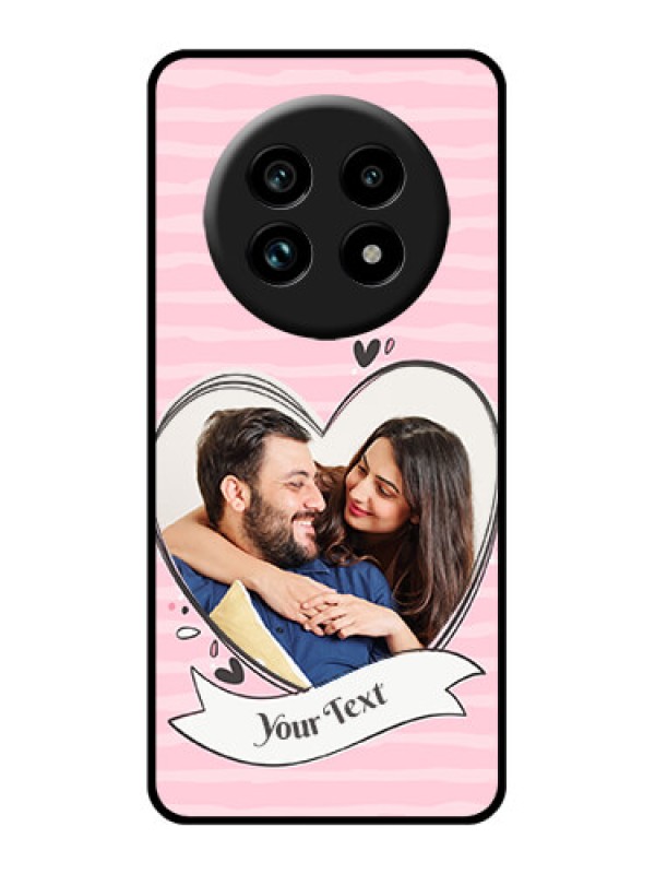 Custom Realme 13 Pro Plus 5G Custom Glass Phone Case - Vintage Heart Design