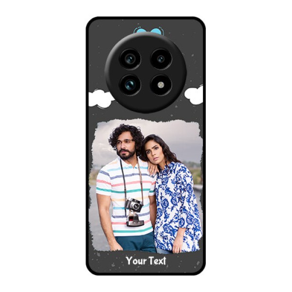 Realme 13 Pro Plus 5G Custom Glass Phone Case - Splashes With Love Doodles Design Realme 13 Pro Plus 5G Custom Glass Phone Case - Splashes With Love Doodles Design
