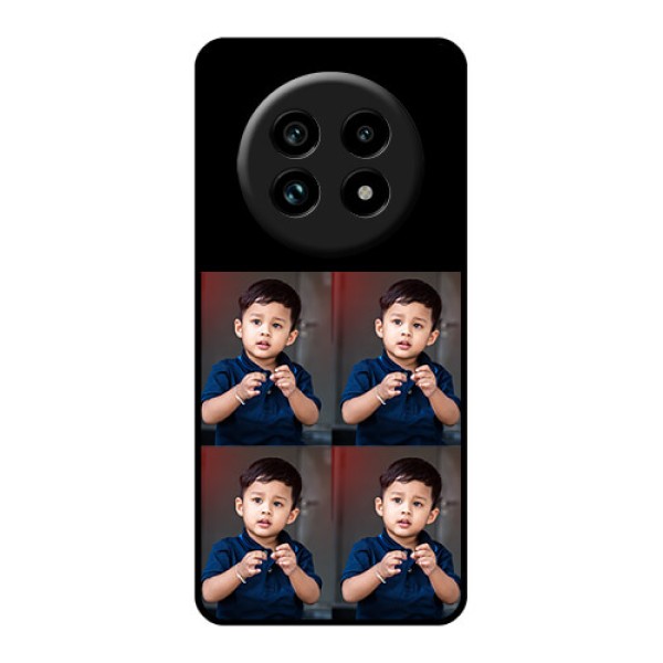 Realme 13 Pro Plus 5G Custom Glass Phone Case - 4 Image Holder Design