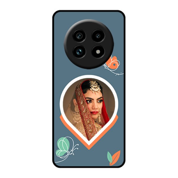 Realme 13 Pro Plus 5G Custom Glass Phone Case - Droplet Butterflies Design