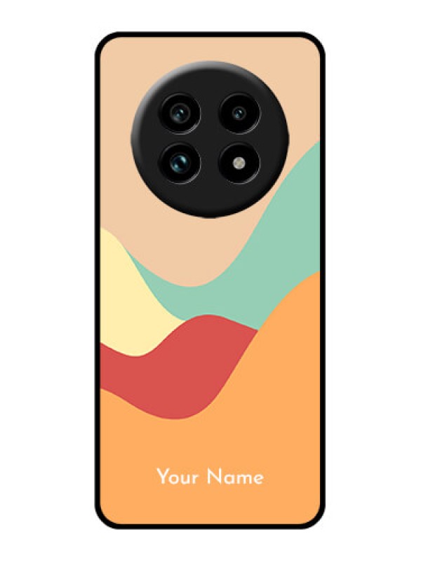 Custom Realme 13 Pro Plus 5G Custom Glass Phone Case - Ocean Waves Multi - Colour Design