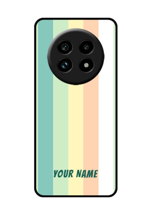 Realme 13 Pro Plus 5G Custom Glass Phone Case - Multi - Colour Stripes Design