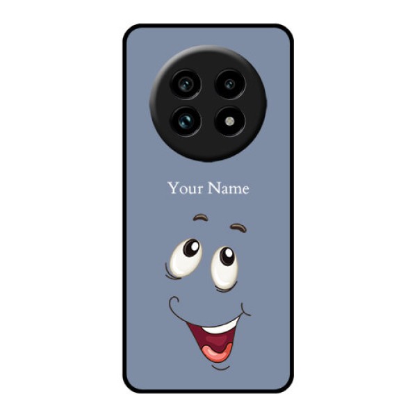Realme 13 Pro Plus 5G Custom Glass Phone Case - Laughing Cartoon Face Design Realme 13 Pro Plus 5G Custom Glass Phone Case - Laughing Cartoon Face Design