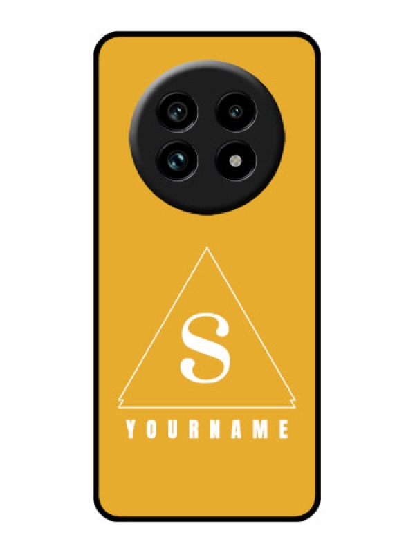 Custom Realme 13 Pro Plus 5G Custom Glass Phone Case - Simple Triangle Design