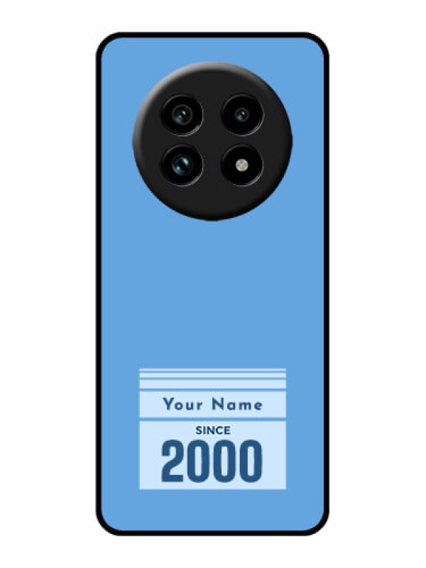 Custom Realme 13 Pro Plus 5G Custom Glass Phone Case - Custom Year Of Birth Design
