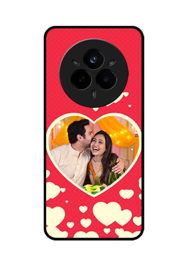 Realme 14 Pro 5G Custom Glass Phone CaseLove Symbols Phone Cover Design