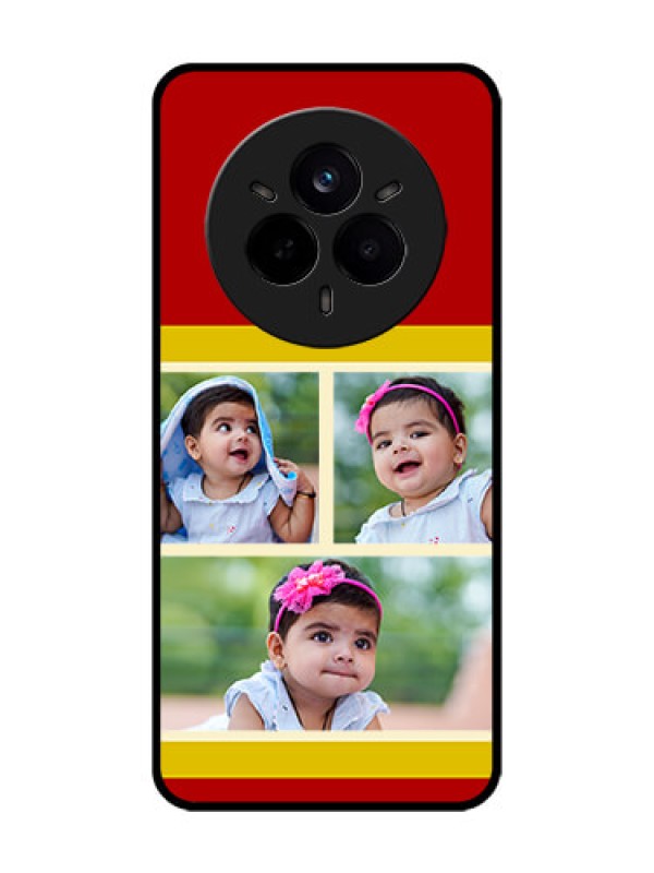 Custom Realme 14 Pro 5G Custom Glass Phone CaseMultiple Pic Upload Design