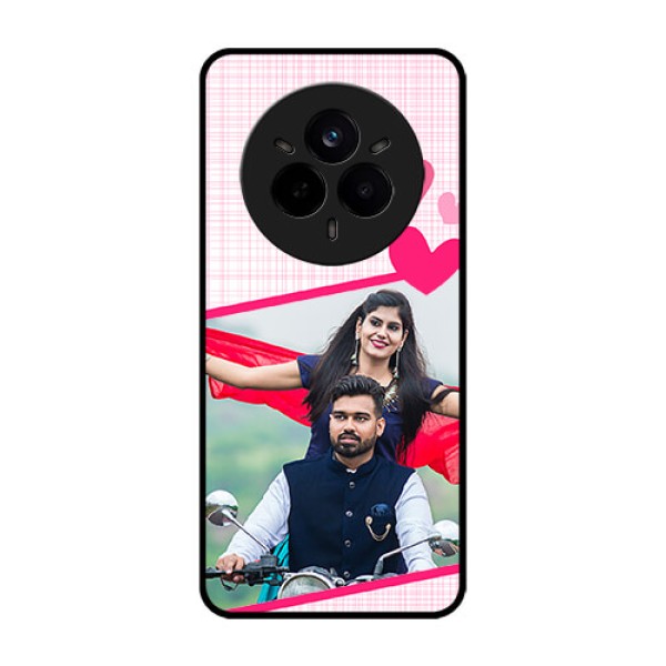 Realme 14 Pro 5G Custom Glass Phone CaseLove Shape Heart Design