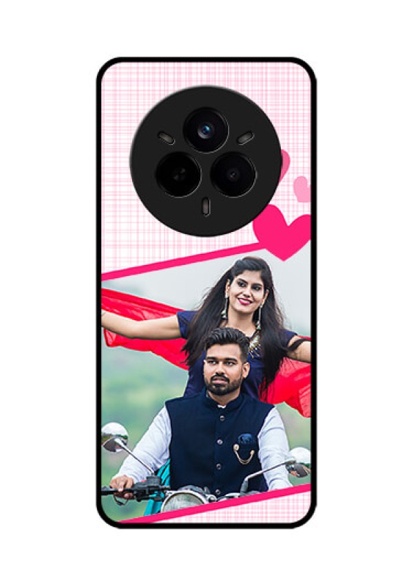 Realme 14 Pro 5G Custom Glass Phone CaseLove Shape Heart Design