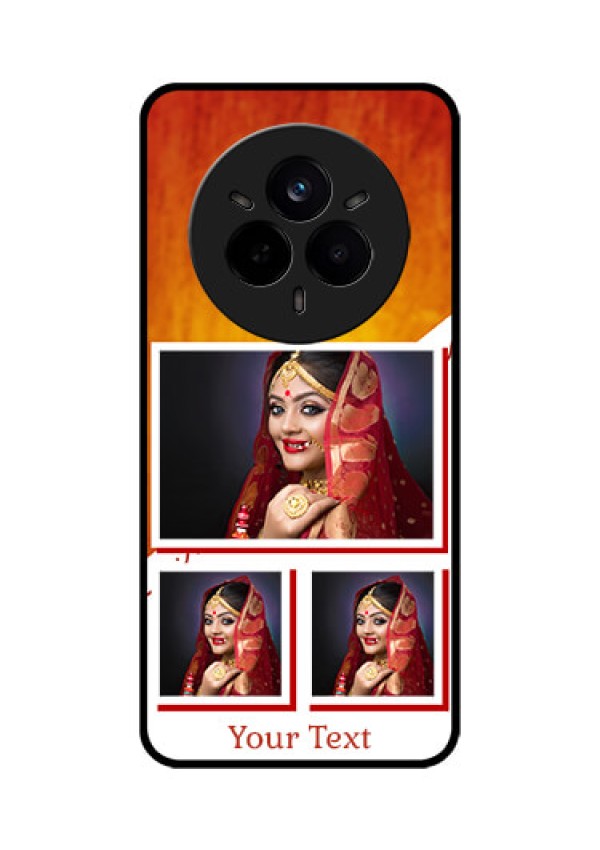 Realme 14 Pro 5G Custom Glass Phone CaseWedding Memories Design