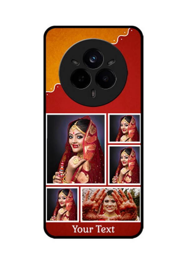 Realme 14 Pro 5G Custom Glass Phone CaseWedding Pic Upload Design