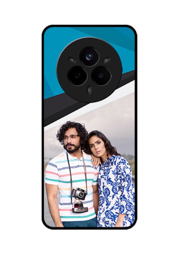 Realme 14 Pro 5G Custom Glass Phone CaseSimple Pattern Photo Upload Design