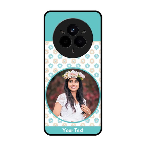 Realme 14 Pro 5G Custom Glass Phone CaseBeautiful Flowers Design