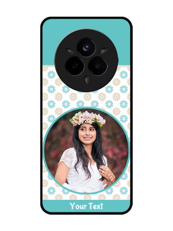 Custom Realme 14 Pro 5G Custom Glass Phone CaseBeautiful Flowers Design