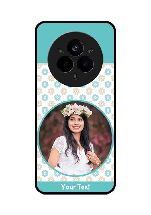 Realme 14 Pro 5G Custom Glass Phone CaseBeautiful Flowers Design